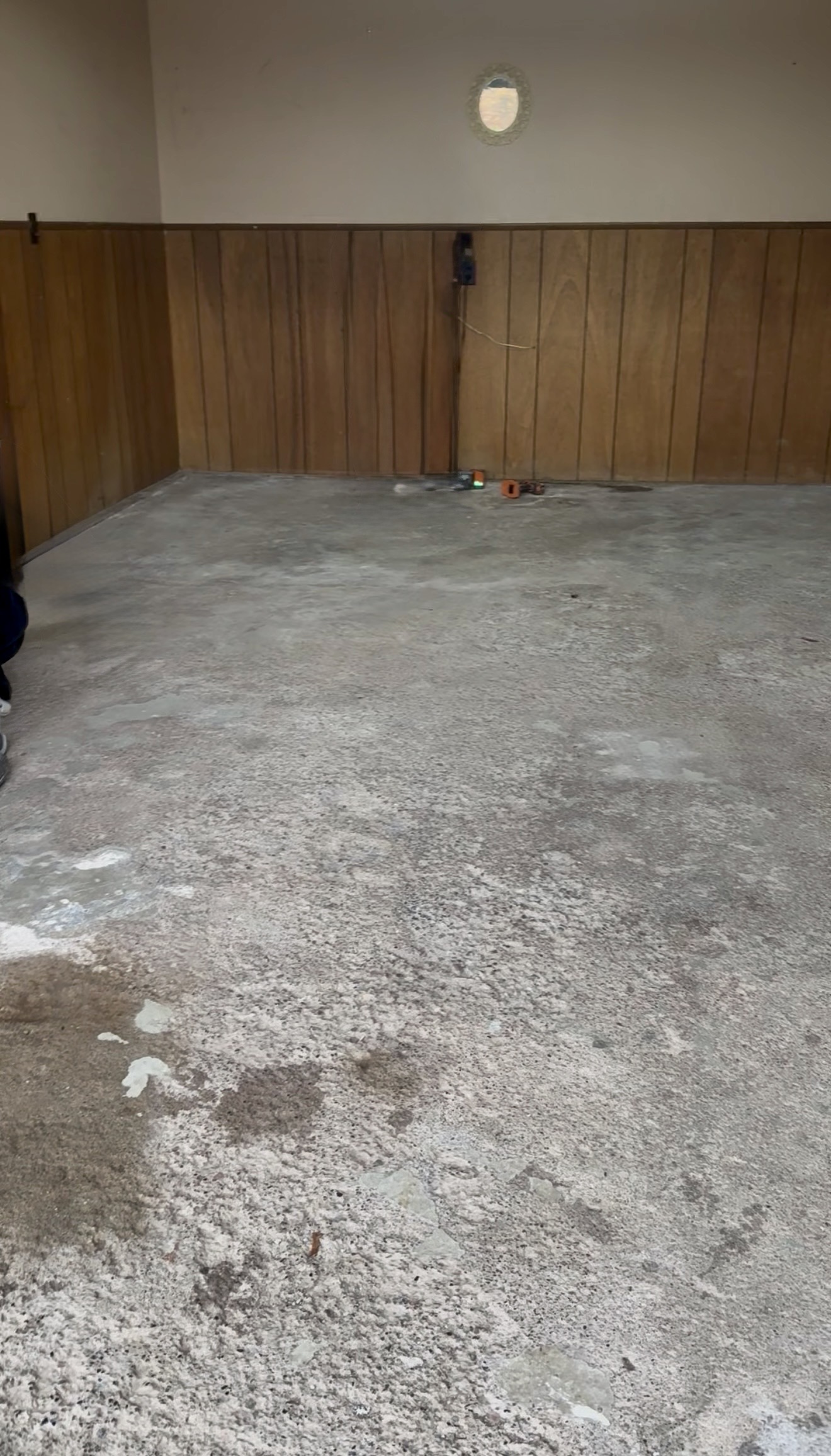 Before - Garage Flooring