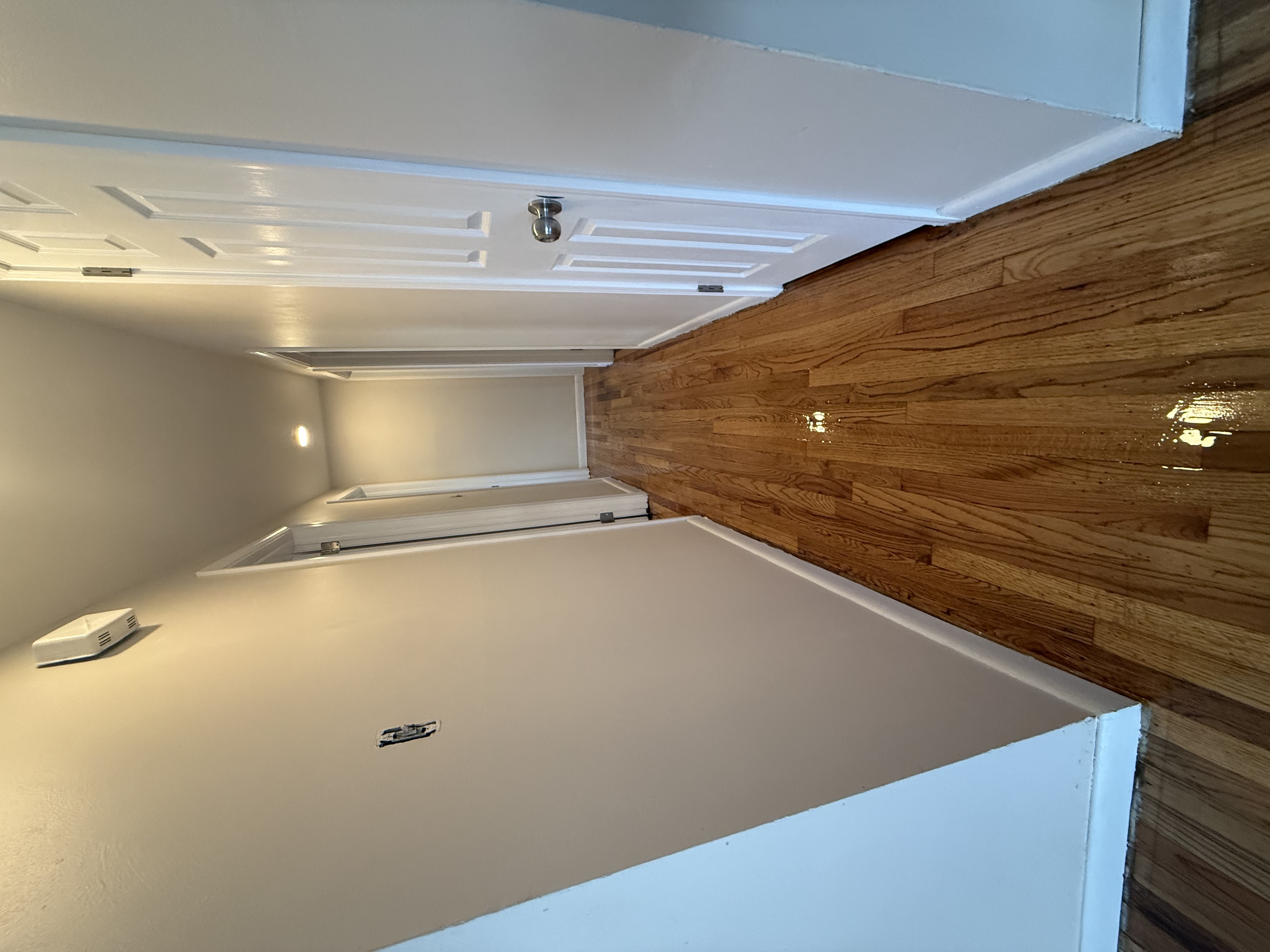 Finished hardwood flooring project by EastLink Flooring